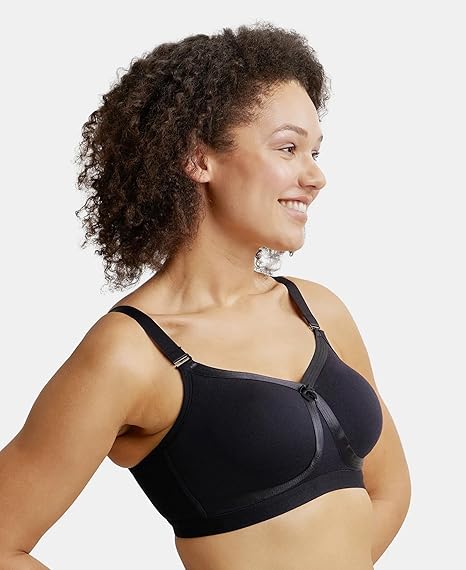 Jockey 1252 Women’s Everyday Wirefree Cotton Bra – Full Coverage with Double-Layered Cups